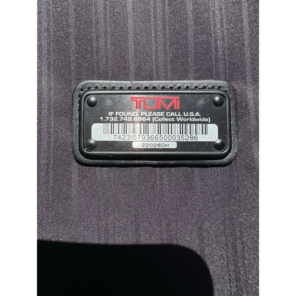 Tumi Alpha 22026DH Black Medium Trip Expandable Suitcase w/ garment bag - Picture 14 of 16